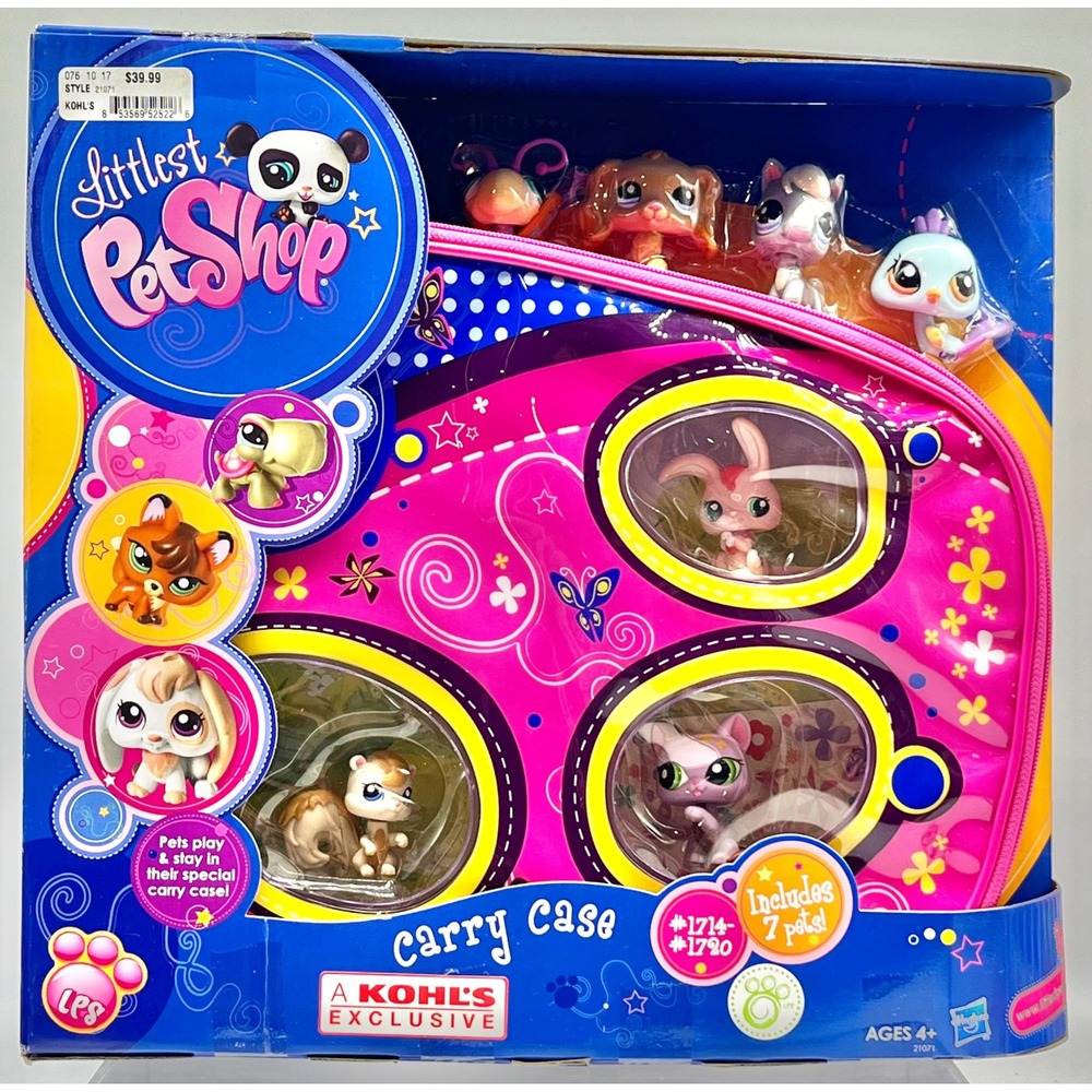 2010 Littlest Pet Shop-Carry Case #1714-#1720 BRAND NEW